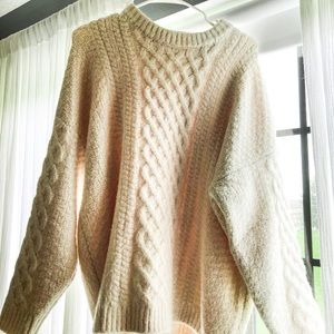 Wool cream sweater from MANGO | WILL BE REMOVED ON SEPT 1 FOR DONATION